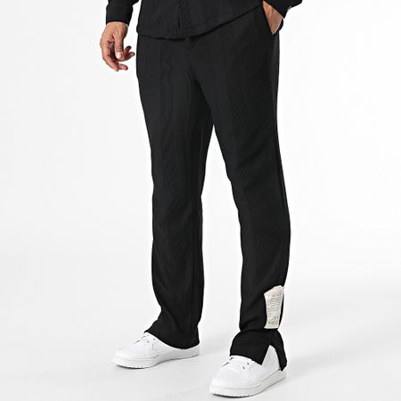 Classic Series - Set camicia e pantaloni neri a maniche lunghe