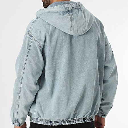 Classic Series - Giacca jeans con zip in denim blu