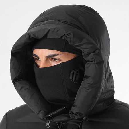MA9 Mafia Nueve - Passamontagna nero con logo riflettente