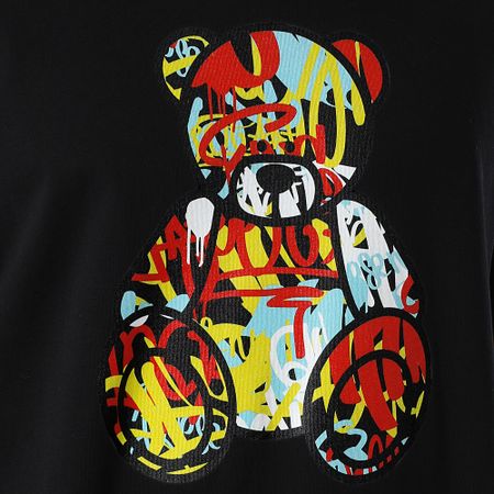 Teddy Yacht Club - Tee Shirt Oversize Large Art Series Classic Front Nero