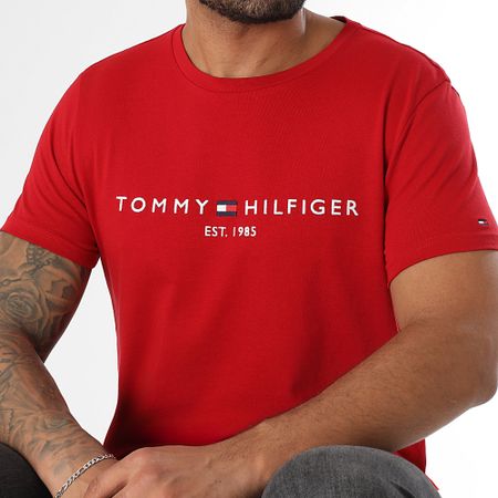 Tommy Hilfiger - 1797 Logo Tee Shirt Rosso