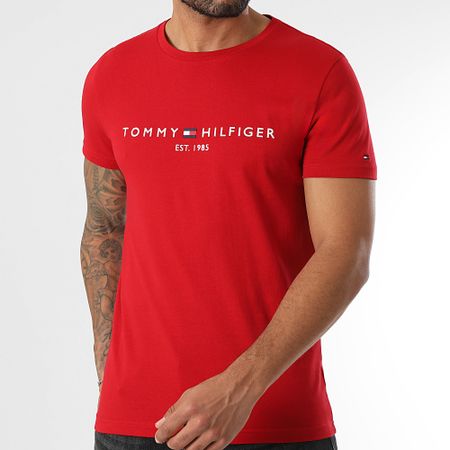 Tommy Hilfiger - 1797 Logo Tee Shirt Rosso
