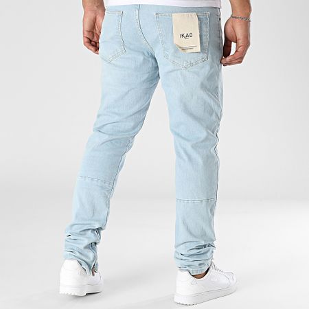 Ikao - Jeans skinny con lavaggio blu