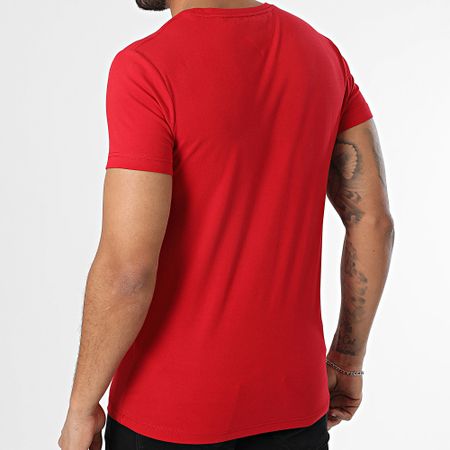 Tommy Hilfiger - Maglietta slim stretch 0800 rosso