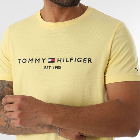 Tommy Hilfiger - 1797 Maglietta con logo giallo