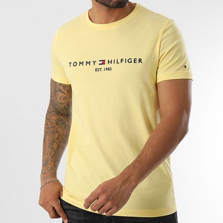 Tommy Hilfiger - 1797 Maglietta con logo giallo