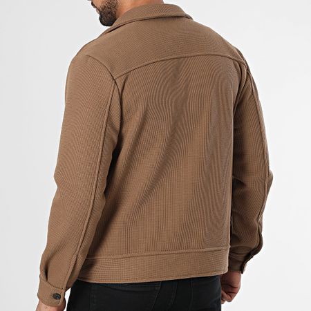 Uniplay - Giacca con zip color cammello