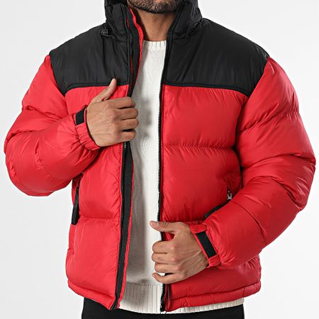 KZR - Giacca rossa con cappuccio nero