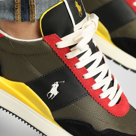 Polo Ralph Lauren - Scarpe da ginnastica Train 89 Verde Giallo Rosso