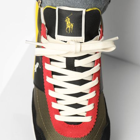 Polo Ralph Lauren - Scarpe da ginnastica Train 89 Verde Giallo Rosso
