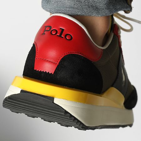 Polo Ralph Lauren - Scarpe da ginnastica Train 89 Verde Giallo Rosso