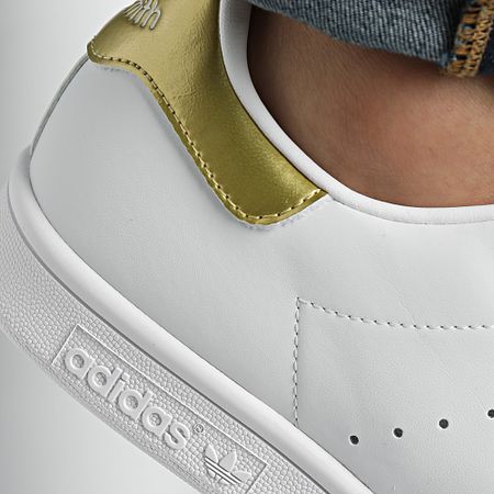 Adidas Originals - Scarpe da ginnastica Stan Smith EE8836 Footwear White Gold Metallic