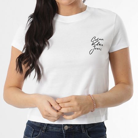 Calvin Klein - Maglietta da donna 4984 Bianco