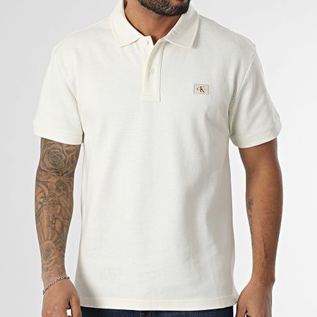 Calvin Klein - Polo a maniche corte 7040 Beige chiaro