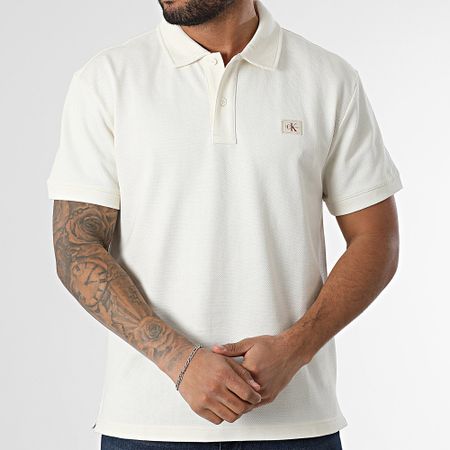Calvin Klein - Polo a maniche corte 7040 Beige chiaro