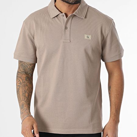 Calvin Klein - Polo a maniche corte 7040 Taupe