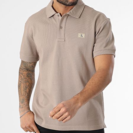 Calvin Klein - Polo a maniche corte 7040 Taupe