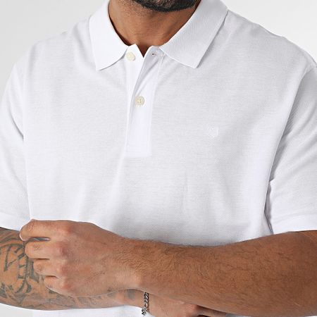 Jack And Jones - Polo Paulos a maniche corte bianco