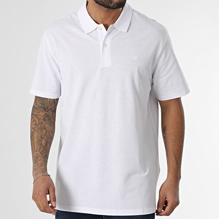 Jack And Jones - Polo Paulos a maniche corte bianco