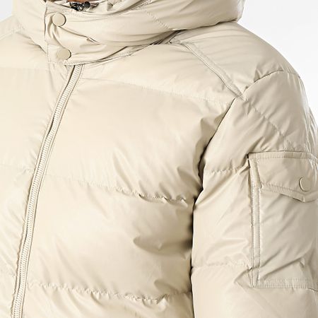 KZR - Cappotto beige con cappuccio