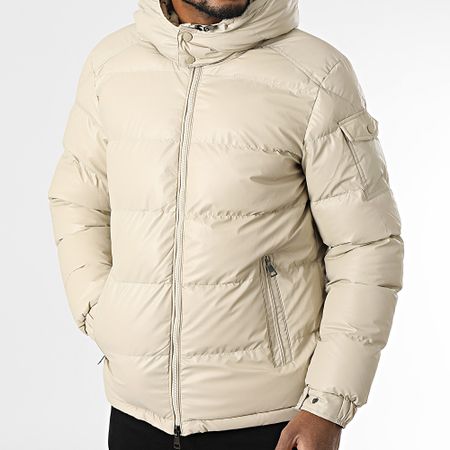 KZR - Cappotto beige con cappuccio