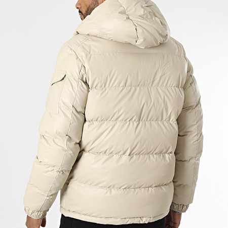 KZR - Cappotto beige con cappuccio