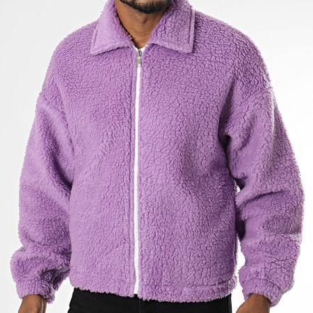 Uniplay - Giacca in pile con zip viola