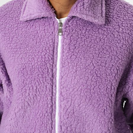 Uniplay - Giacca in pile con zip viola