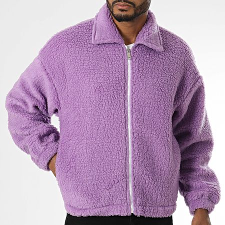 Uniplay - Giacca in pile con zip viola