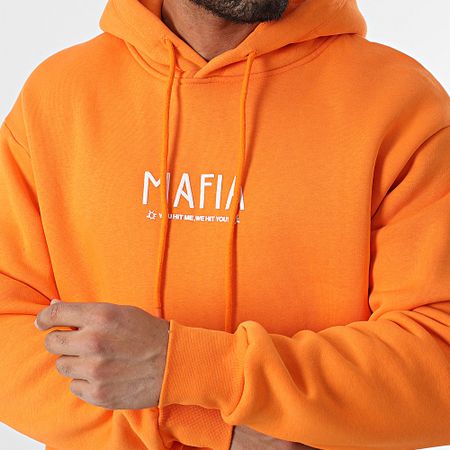 Classic Series - Felpa con cappuccio arancione