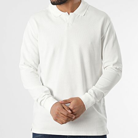 Classic Series - Polo a manica lunga bianca