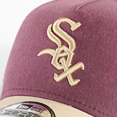 New Era - 9Forty Cappello Chicago White Sox 60586793 Bordeaux Beige