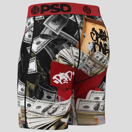 PSD - Boxer 424180045 Nero Grigio Arancione Rosso
