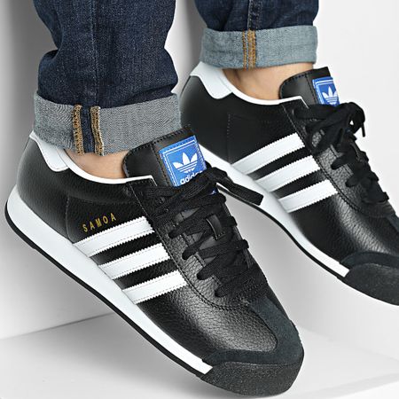 Adidas Originals - Samoa 019351 Core Black Footwear White Gold Metal Sneakers