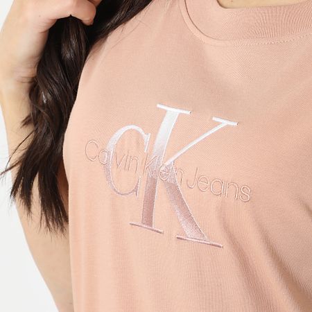 Calvin Klein - Maglietta donna 4798 Salmon Oversize Large