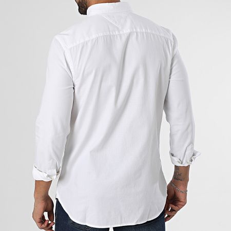 Tommy Hilfiger - Camicia Dobby a maniche lunghe 7578 Bianco