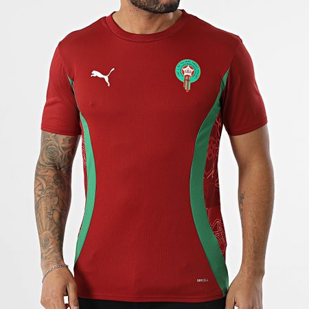 Puma - Maglia calcio Marocco Maglia FRMF Prematch 777726 Bordeaux