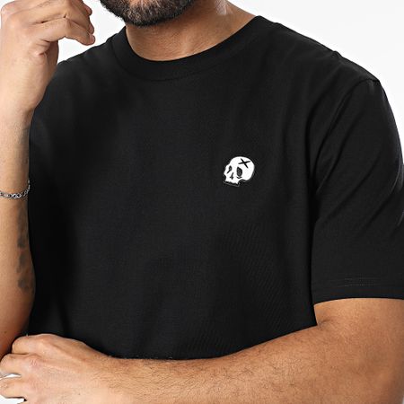 Luxury Lovers - Tee Shirt Oversize Grande Ricamo Teschio Nero