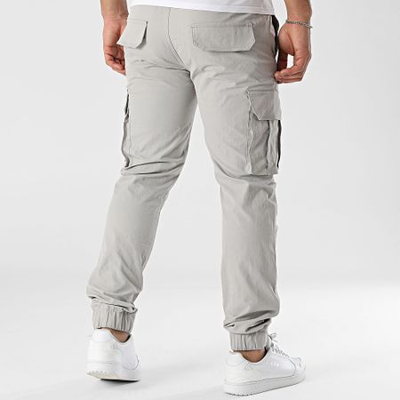 John H - Pantaloni cargo grigi