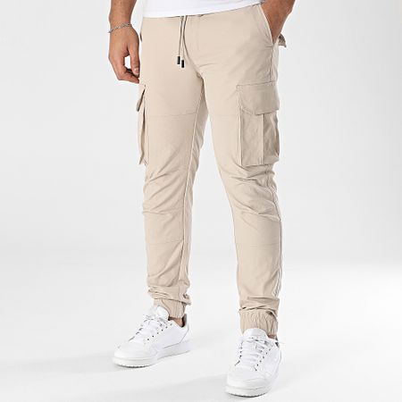 John H - Pantaloni cargo beige