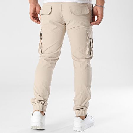 John H - Pantaloni cargo beige
