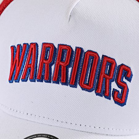 New Era - 9Forty Warriors Cappello Trucker 60648026 Bianco Rosso