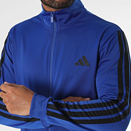 Adidas Sportswear - Tuta da ginnastica a 3 strisce JI8857 Blu royal