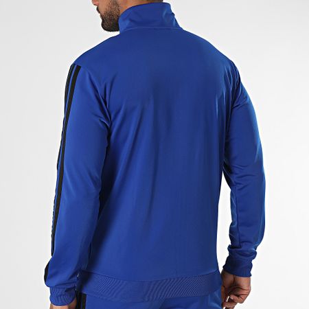 Adidas Sportswear - Tuta da ginnastica a 3 strisce JI8857 Blu royal