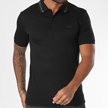 Calvin Klein - Polo a manica corta Liquid Touch Texture 3833 Nero