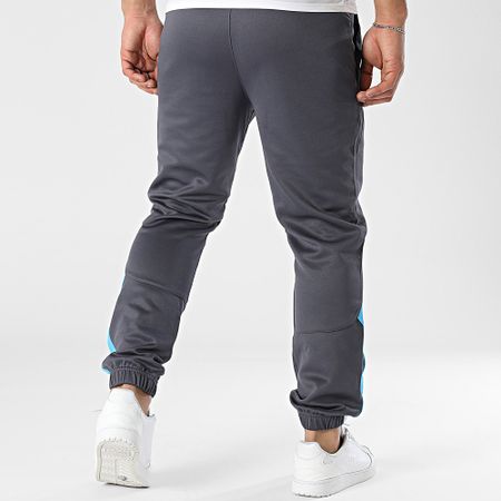 Puma - OM 779243 Pantaloni da jogging grigio antracite e oro