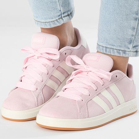 Adidas Sportswear - Donna Grand Court 00s K JP5895 Clear Pink Off White Gum Sneakers