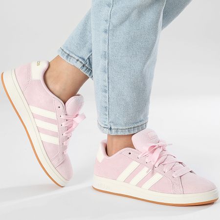 Adidas Sportswear - Donna Grand Court 00s K JP5895 Clear Pink Off White Gum Sneakers