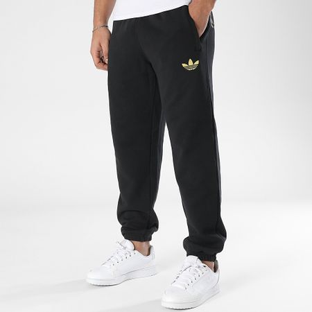 Adidas Sportswear - Pantaloni da jogging del Manchester United JF0361 Nero Oro