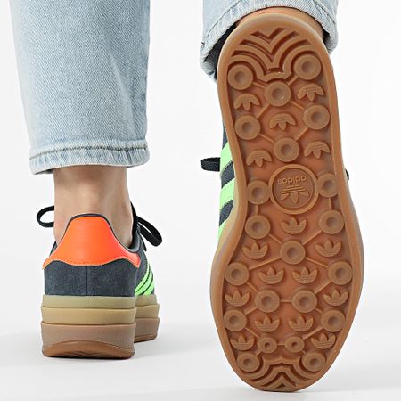 Adidas Originals - Gazelle Bold Sneakers Donna W JH9667 Aurora Ink Solar Orange Gum 5
